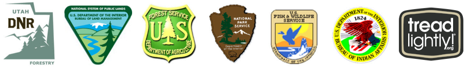 Utah DNR Forestry. U.S. Department of the Interior Bureau of Land Management. U.S. Forest Service Department of Agriculture. National Park Service. U.S. Fish & Wildlife Service. U.S. Department of the Interior Bureau of Indian Affairs.